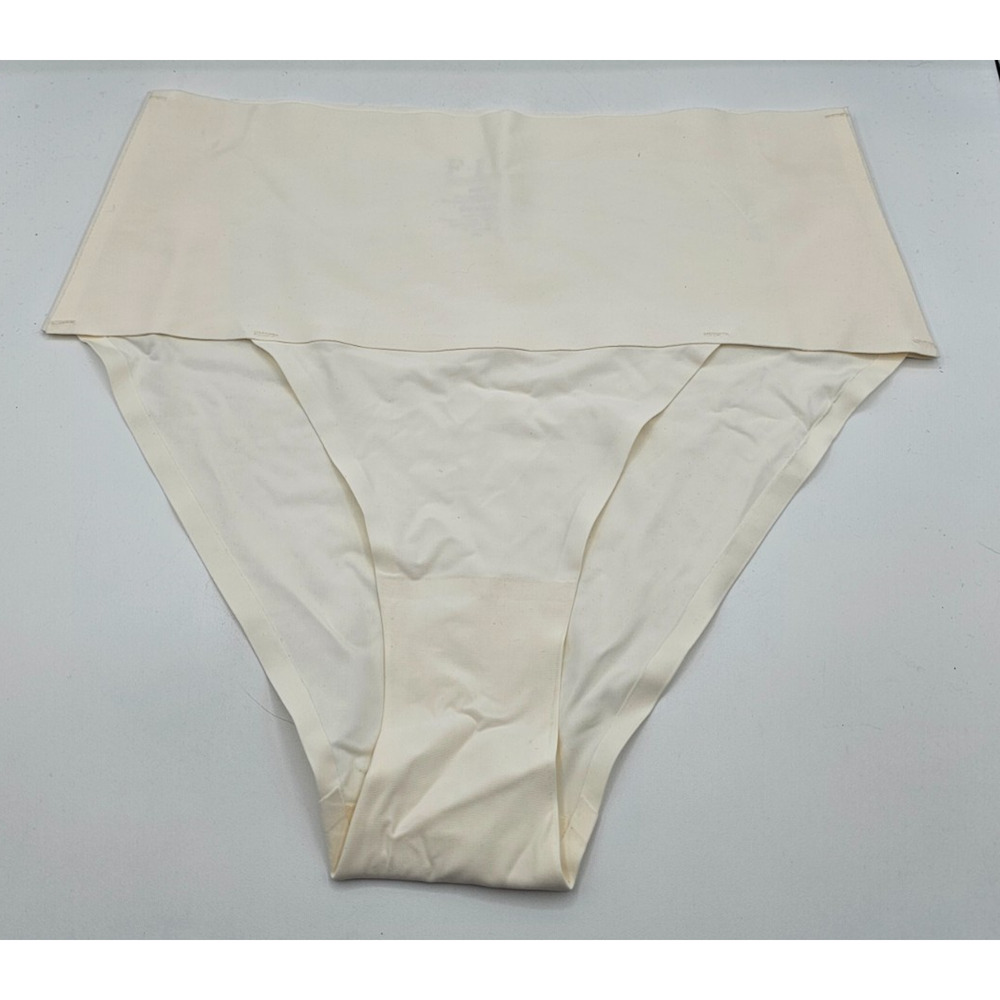 FIT Figure Improving Technology Womens Sz M Underwear Brief Panty Beige